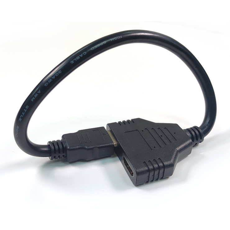 senye cable 1080P HDMI Y Cable Splitter 1 In 2 Out HDMI Adapter 1 Male To 2 Female HDMI Cable 1In 2Out