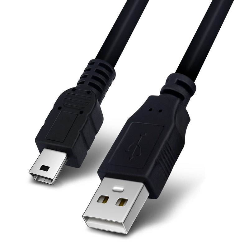Customize 50cm 1m 1.8m 3m 5m USB 2.0 Lead A Plug To Data V3 Mini USB Cable Power Lead for Digital Camera Charger