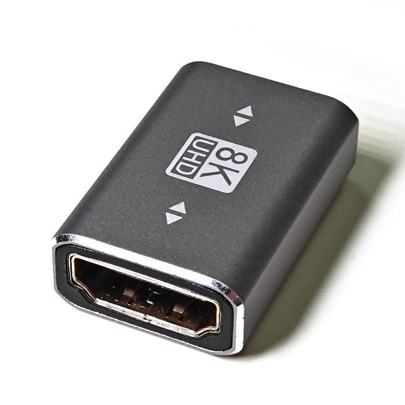8K HDMI Adapter Couple Extender Connector Female to Female for 2.1 HDTV 1080P High Definition Converter