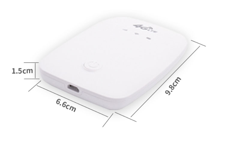 High-Speed 2100mAh for KuWFi Router with 150Mbps WiFi LTE 4G Hotspot US/EU Version Featuring 4G Pocket WiFi Dongle Sim C